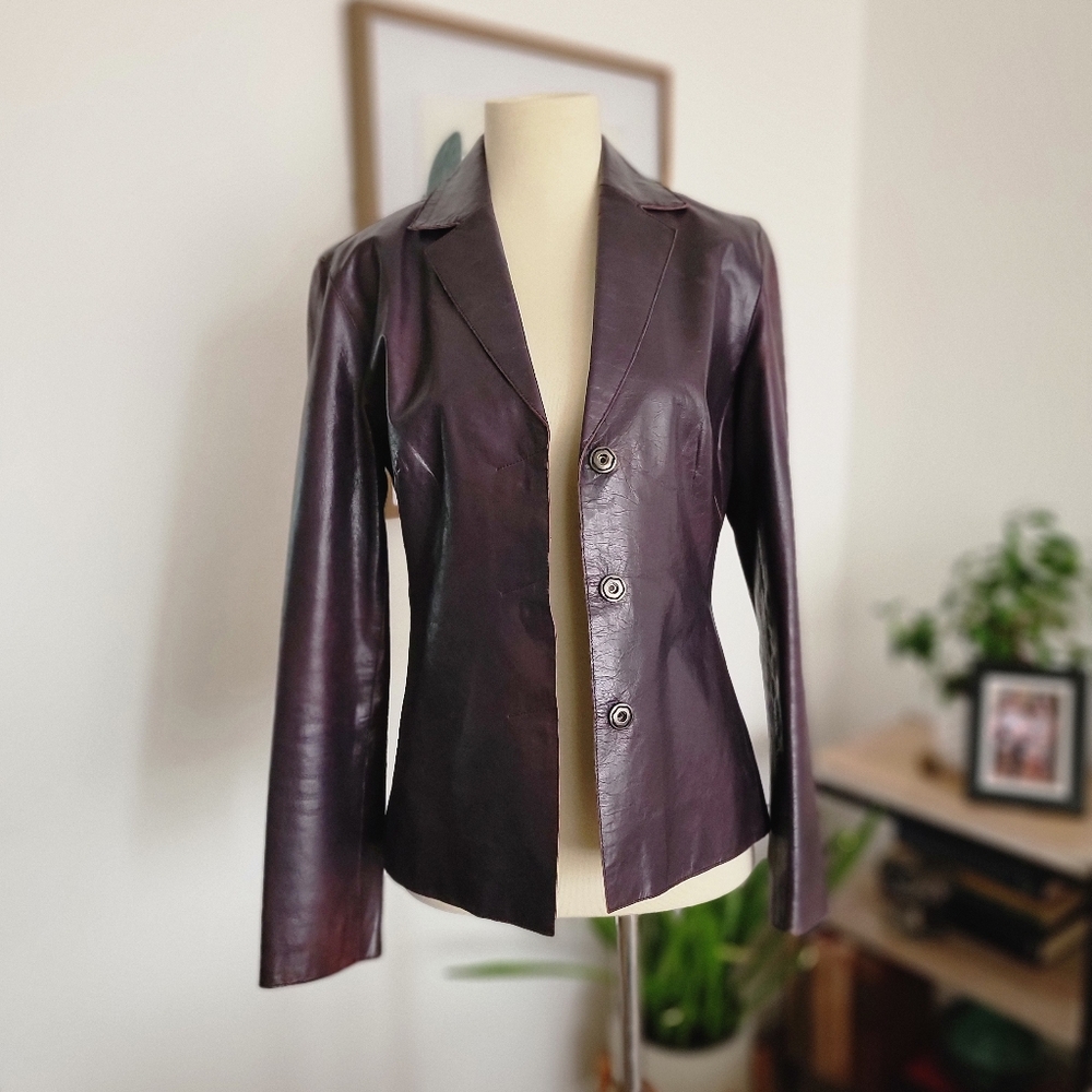 Vintage Leather Jacket | Size S